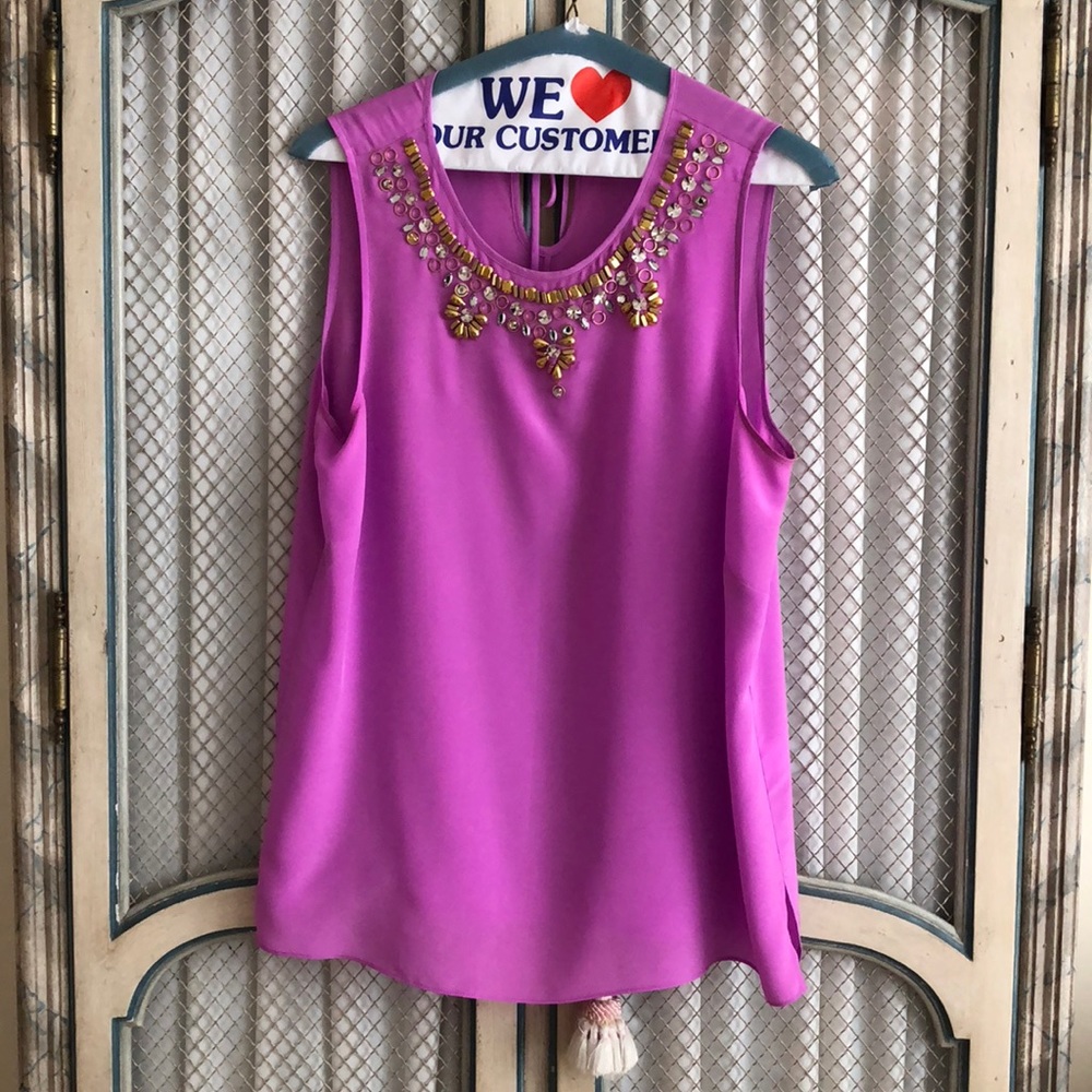 NWOT Lilly Pulitzer Silk Sleeveless Blouse